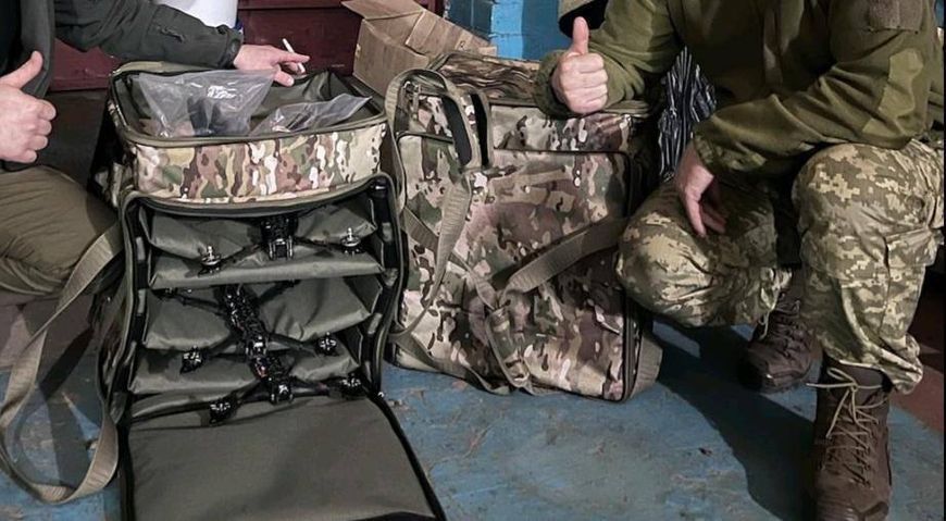 Сумка рюкзак для дронов, 7" диаметр, на 10 шт srdd7d10 фото